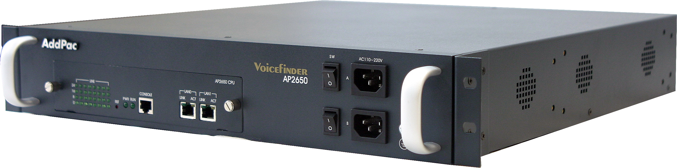 AddPac	ADD-AP2650-24S - Шлюз  (24 FXS, 2x10/100Mbps ETH, Dual PSU), (Boundle)