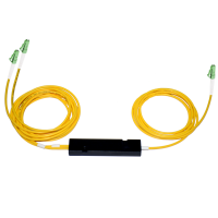 Разветвитель планарный 1х2 оконцованый LC/UPC 9/125 вывод 1.0м буфер 3.0мм 1260/1650