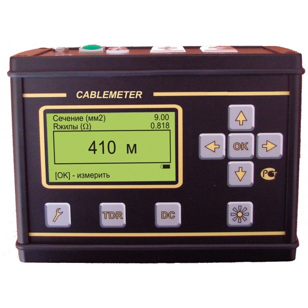 Связьприбор CableMeter E - прибор для измерения длины кабеля с опцией измерения проложенного кабеля