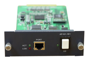 AddPac AP-GS-E1 - интерфейсный модуль E1/T1 (RJ45) для базового шасси AP1500/2000/2500/3000/3500