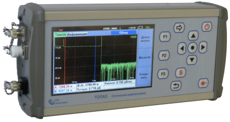 ТОПАЗ-9400-B-31-55-PMH - оптический рефлектометр 1310/1550 нм (35/35 дБ) -60..+26 дБм / VFL