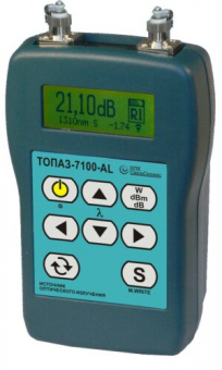 ТОПАЗ-7106-AL - многофункциональный оптический тестер с ORL (1310, 1550, 1490 нм)