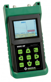 Greenlee 930XC-30F - оптический рефлектометр PON (1310/1550/1625нм) с фильтром, функцией оптического тестера и визуализатора повреждений, UPC/SC