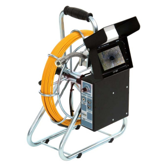 Katimex 104001MV - система видеодиагностики трубопроводов серии KIS-50 с цифровым измерителем длины, LCD дисплеем и цифровым видео рекодером с картой памяти 2GB