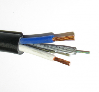 Оптоэлектрический кабель СЛ-ОЭК-НУ-(03-8Е2-5,0)+2х2,5)