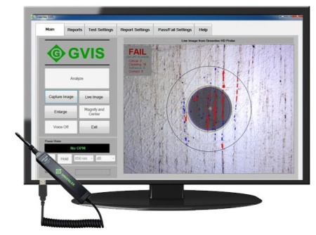 Greenlee GVIS 400 - USB микроскоп с ПО для анализа качества коннектора