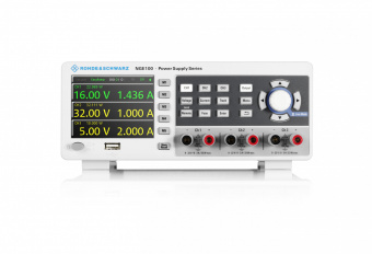 Rohde&Schwarz NGE103B - источник питания, трехканальный,0-32В / 3 A, максимальная мощность 99 Вт