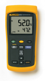 Fluke 52 II — двухканальный цифровой термометр
