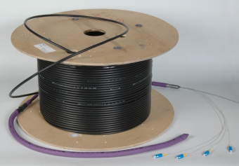 Сборка кабельная 8pc, LC/UPC-LC/UPC 9/125mm, длина 20м, вывод 0.4м, буфер 3мм (СЛОКМБ02НУ8Е22,5) в бухте.