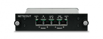 NETSCOUT 340-1039 - медный TAP ответвитель трафика, 1 Line/Link Copper Ethernet 10/100/1000, Redundant Power, 1U